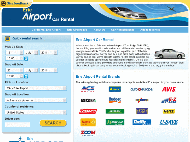 www.erieairportcarrental.com