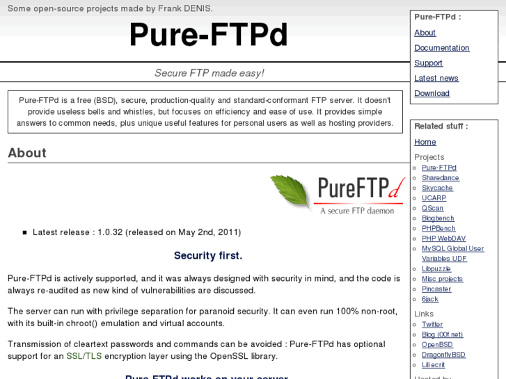 www.pureftpd.com