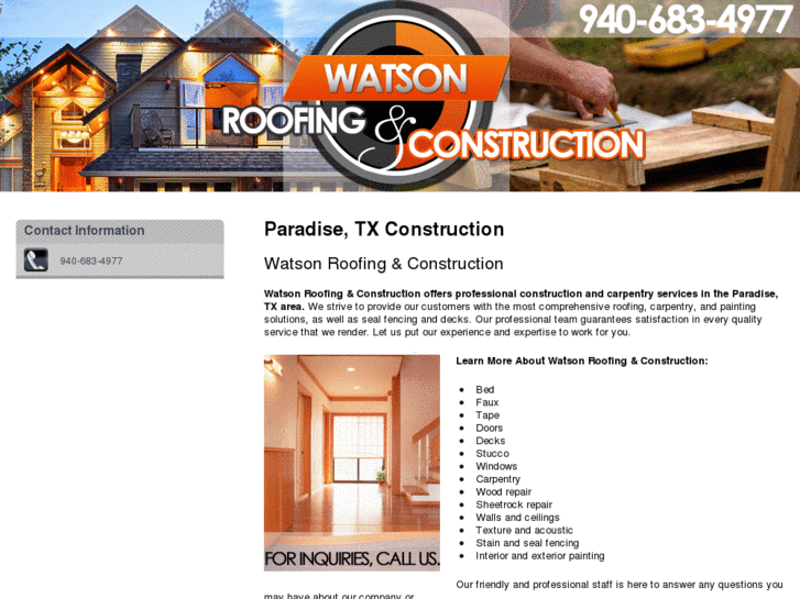 www.watsonroofingandconstruction.com