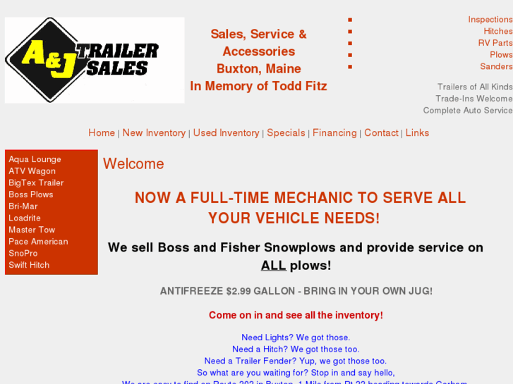 www.ajtrailersales.com