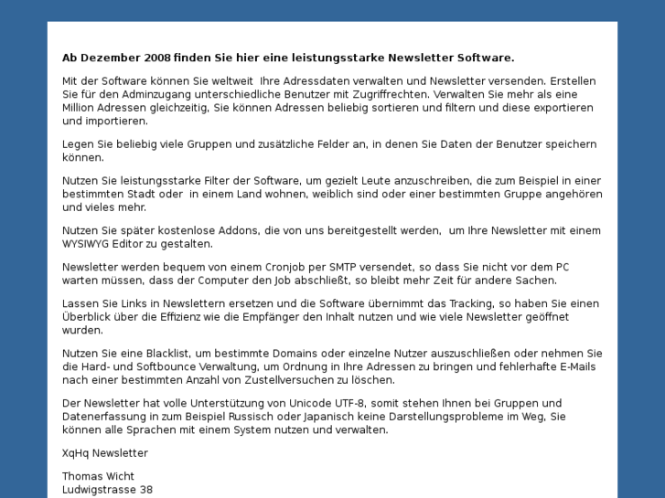 www.newslettersoftware.biz