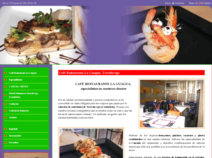 www.restaurantelaguagua.es