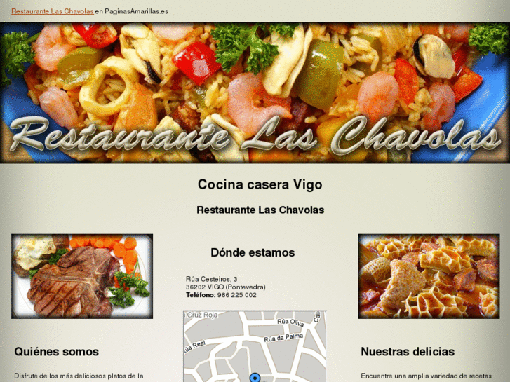 www.restaurantelaschavolas.com