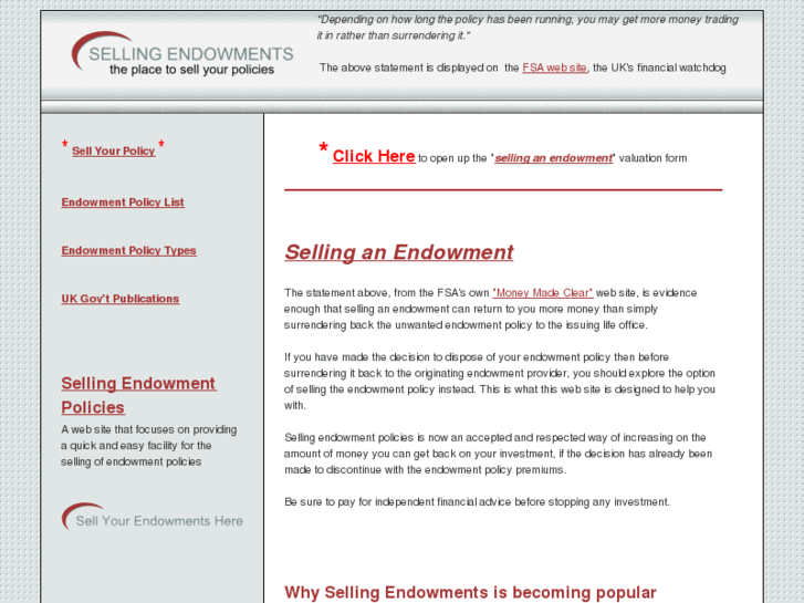 www.sellinganendowment.co.uk