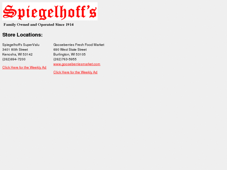 www.spiegelhoffs.com