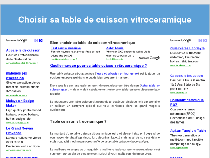 www.table-cuisson-vitroceramique.com