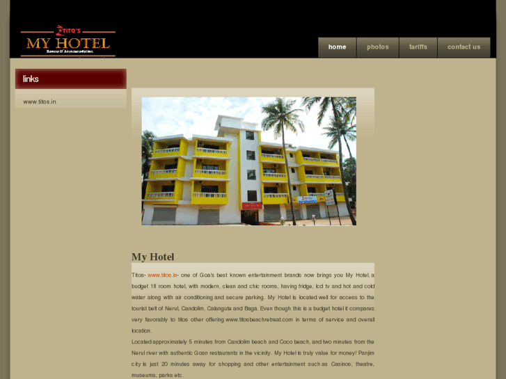 www.titosmyhotel.com