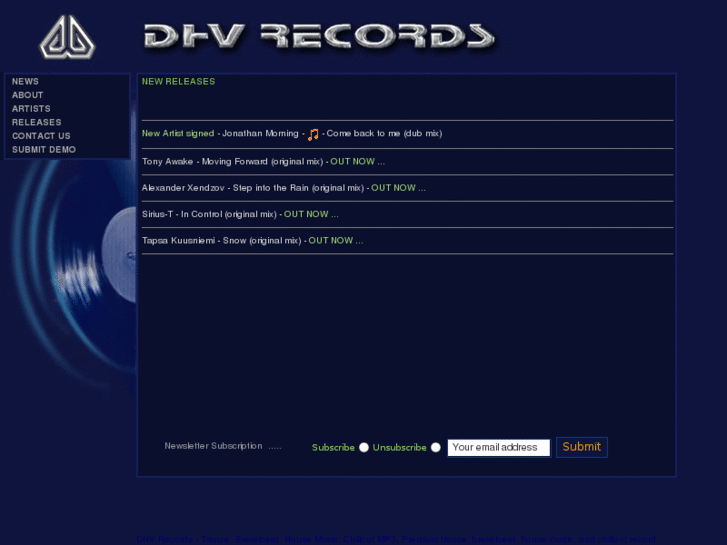 www.dhvrecords.com