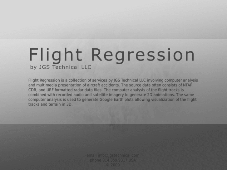 www.flightregression.com