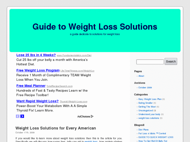 www.guidetoweightlosssolutions.com