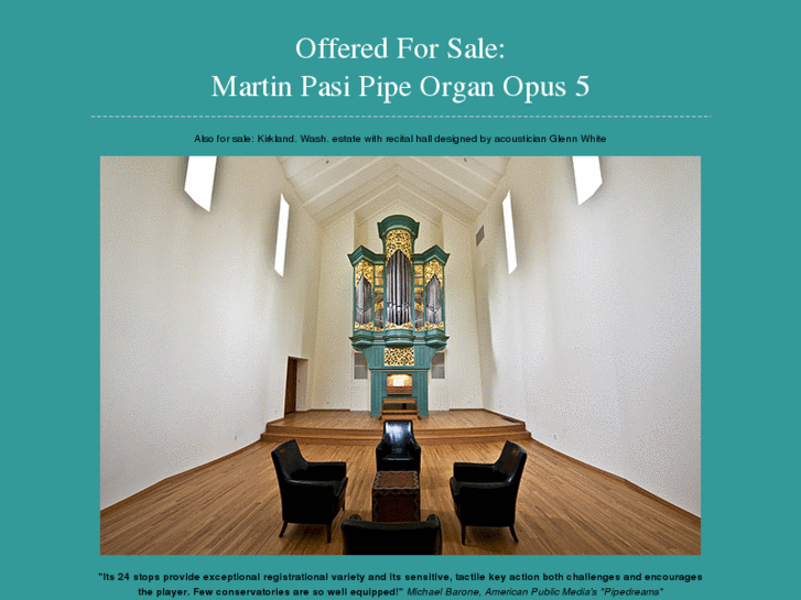 www.martin-pasi-pipe-organ-sale.com