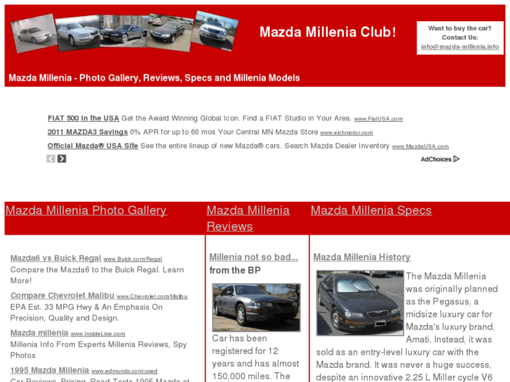 www.mazda-millenia.info