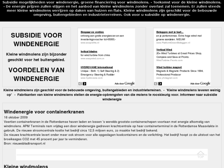 www.subsidieswindenergie.nl