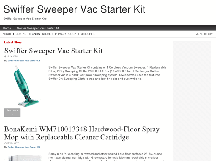 www.swiffersweepervacstarterkit.com