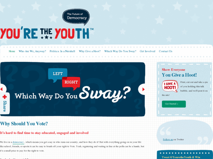 www.youretheyouth.com