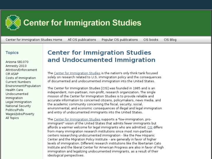 www.center-for-immigration-studies.net