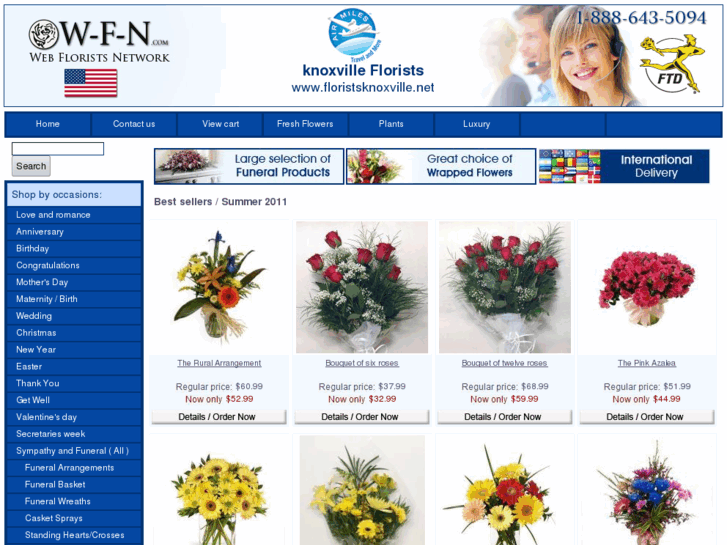 www.floristsknoxville.net