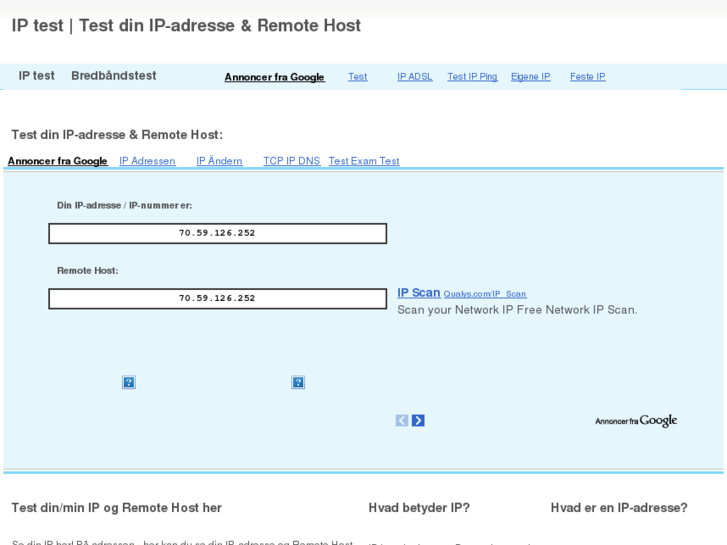 www.iptest.dk