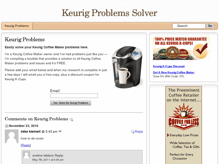 www.keurigproblems.com