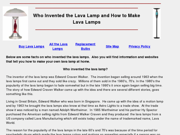 www.lava-lamps.info