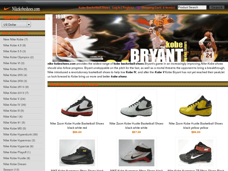 www.nike-kobeshoes.com