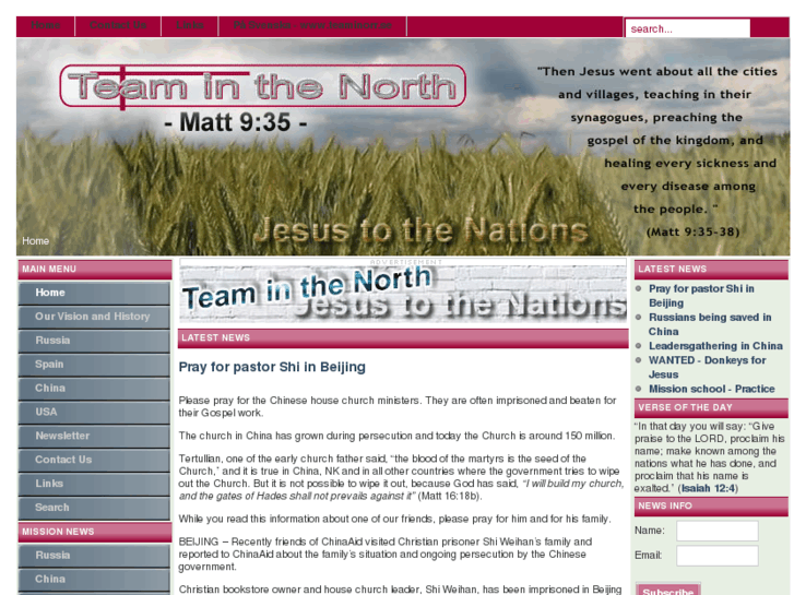 www.teaminthenorth.org