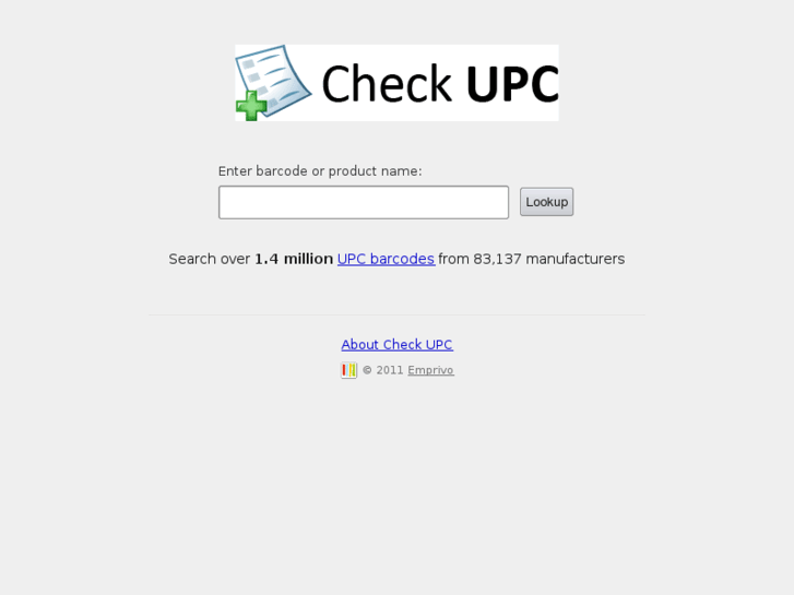 www.checkupc.com