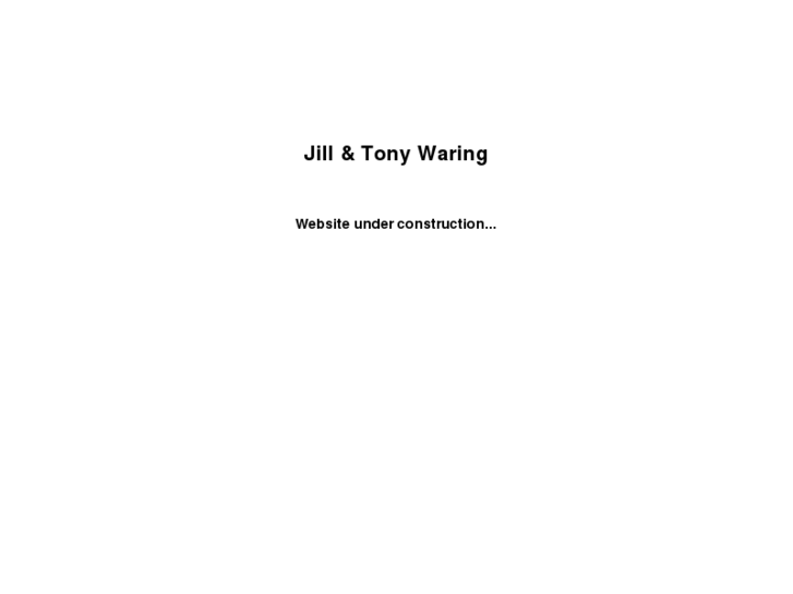 www.jillandtonywaring.com