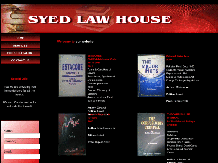 www.lawbookskarachipakistan.com