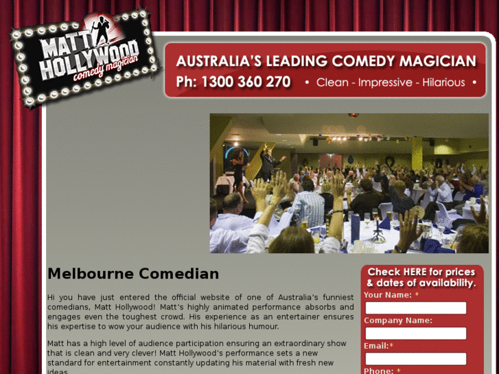 www.melbournecomedian.com.au