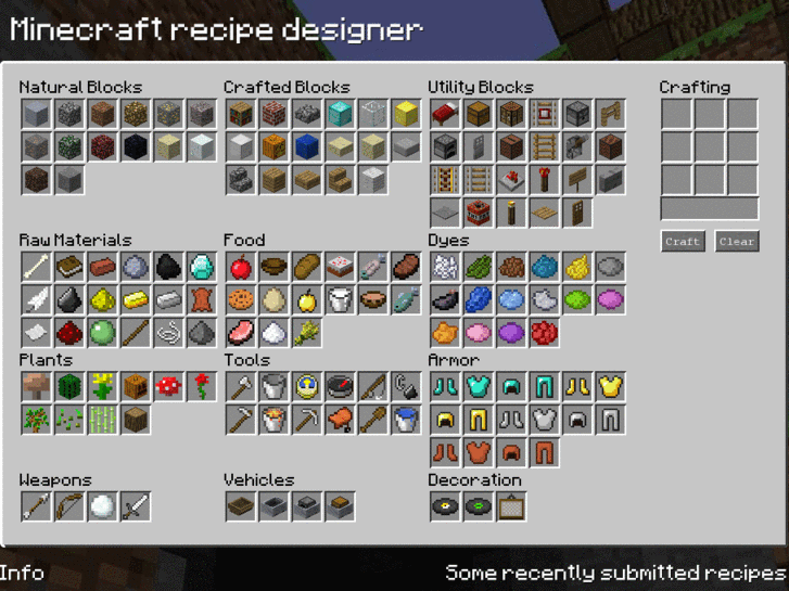 www.minecraftrecipedesigner.com