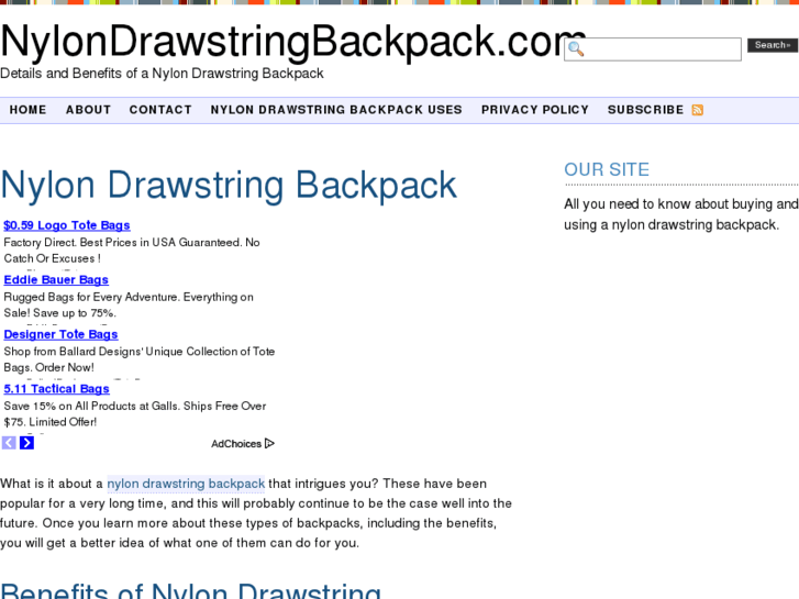 www.nylondrawstringbackpack.com