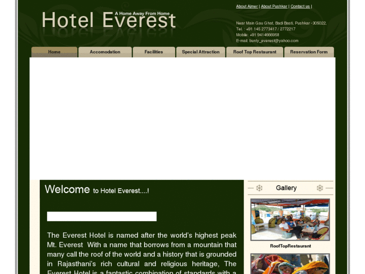 www.pushkarhoteleverest.com
