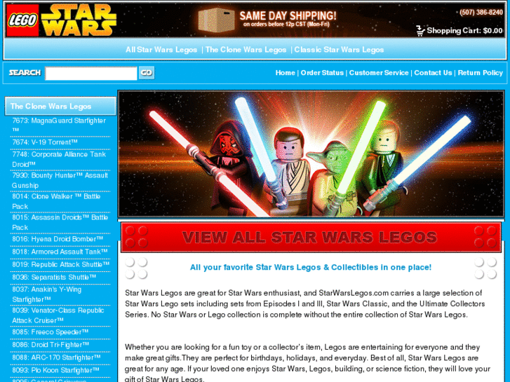 www.starwarslegos.com