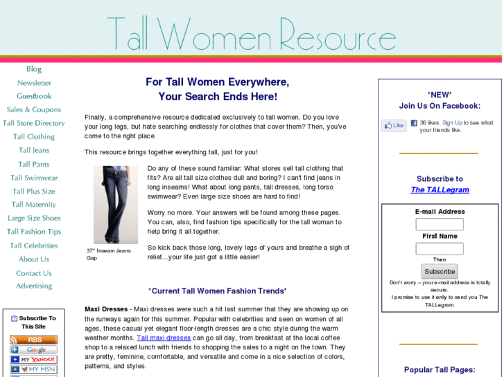 www.tall-women-resource.com
