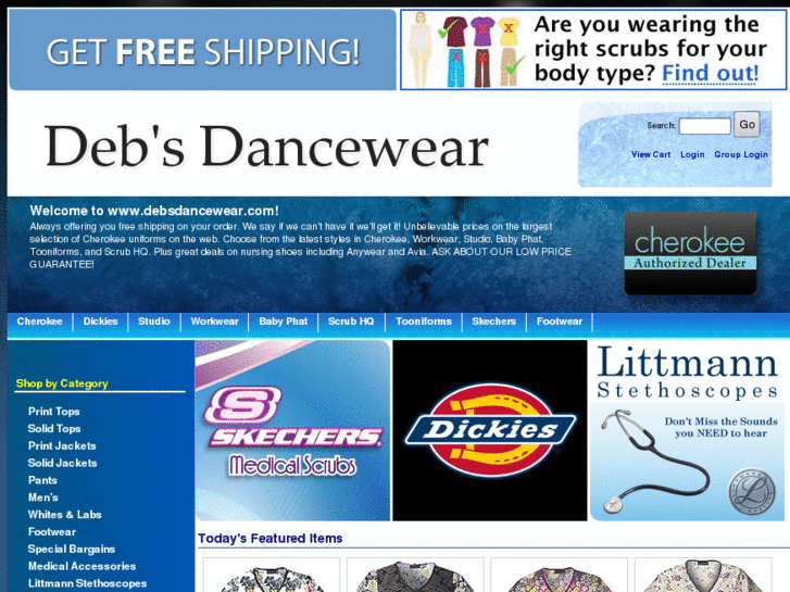 www.cherokee-debsdancewear.com