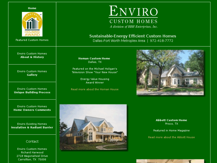 www.envirocustomhomes.net