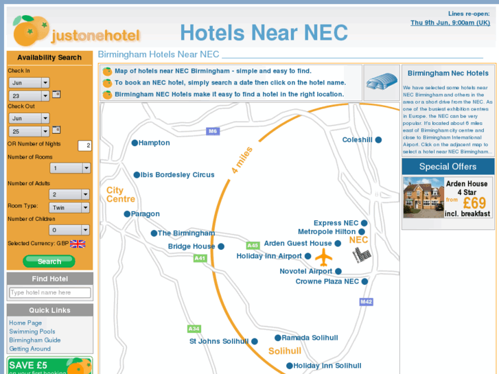 www.hotelsnearnec.com