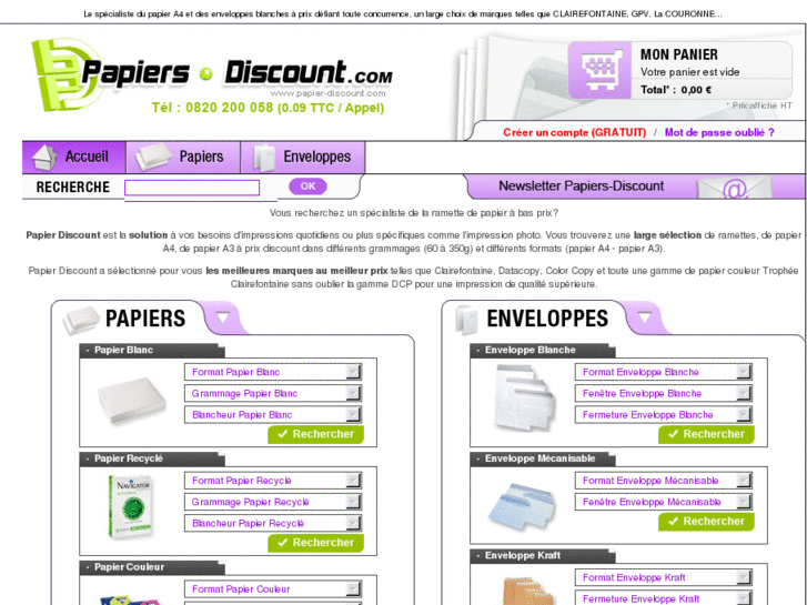 www.papiers-discount.com