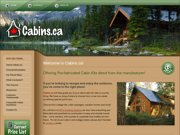 www.cabins.ca