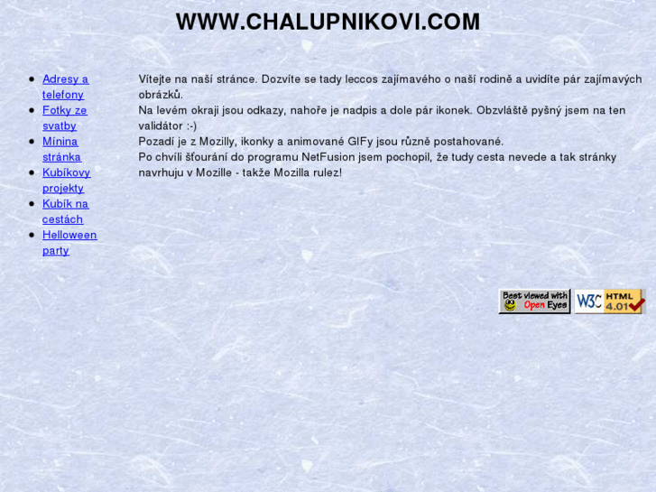 www.chalupnikovi.com