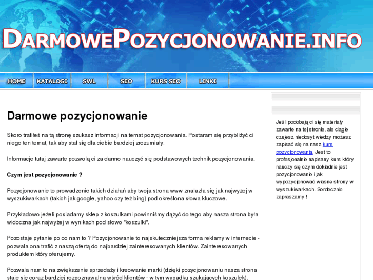 www.darmowepozycjonowanie.info