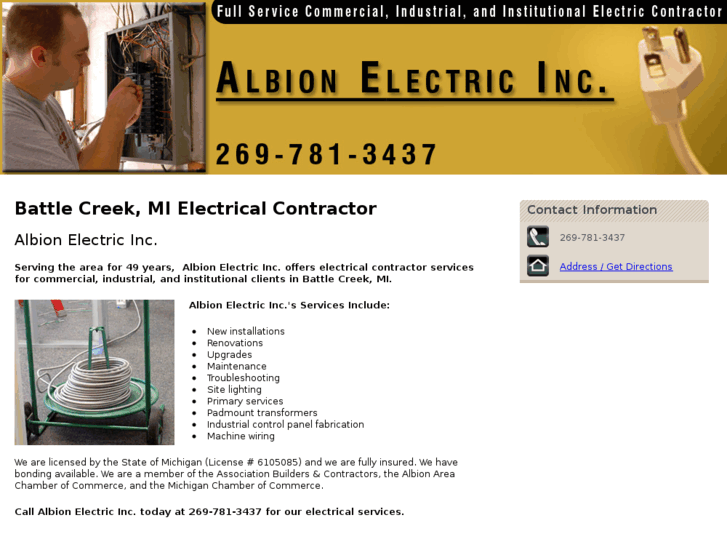 www.electriccontractorbattlecreek.com