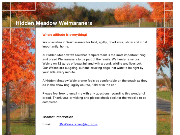 www.hiddenmeadowweims.com