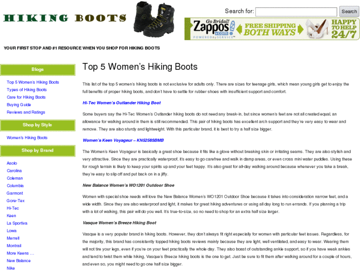 www.hikingboots.org