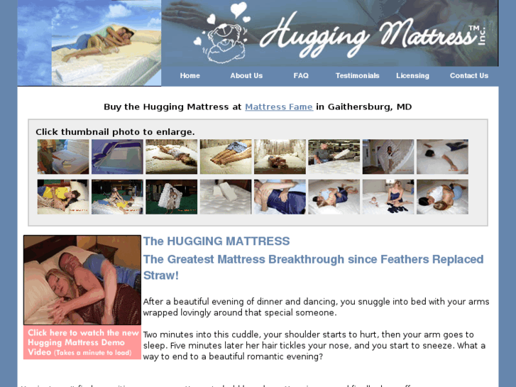 www.huggingmattress.com