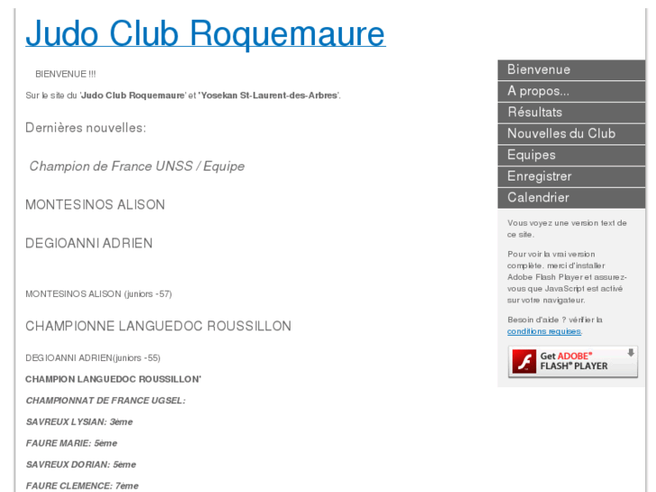 www.judoclubroquemaure.com