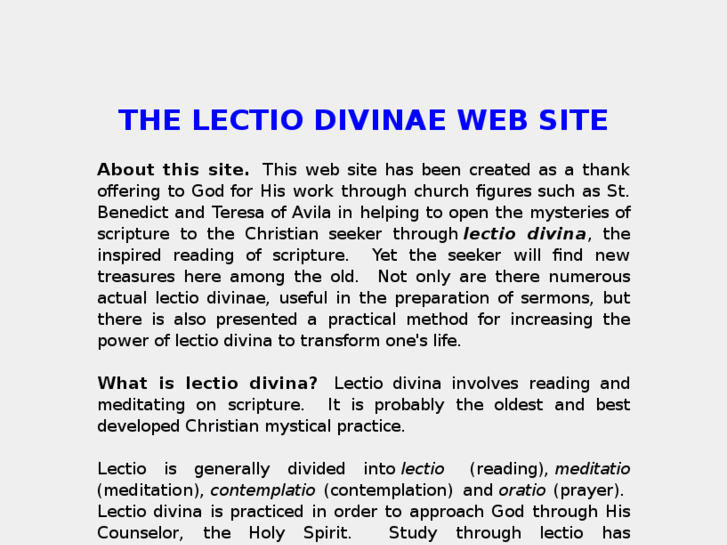 www.lectiodivinae.com