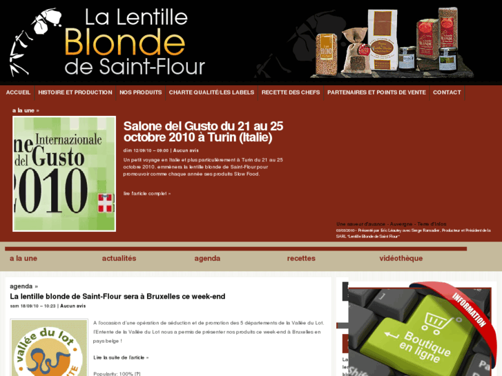 www.lentille-blonde.com