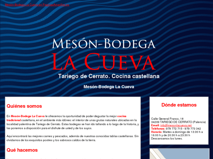 www.mesonlacueva.net